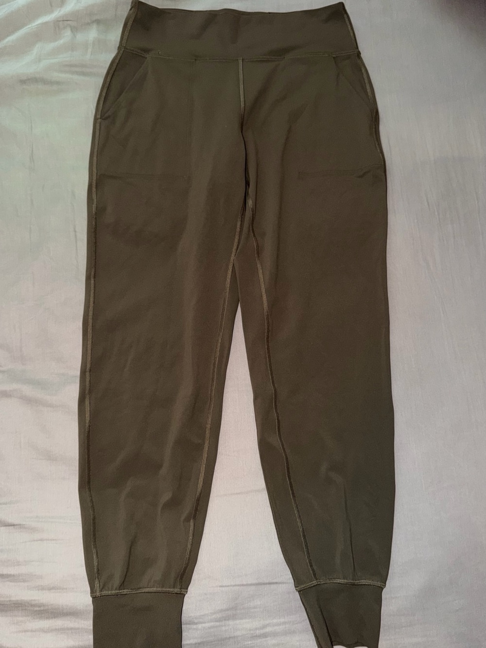 lululemon athletica Women's Olive Green High-Rise Leggings